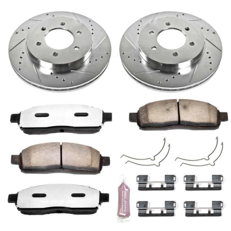 PowerStop Power Stop 04-08 Ford F-150 Front Z36 Truck & Tow Brake Kit