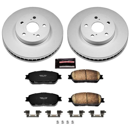 PowerStop Power Stop 05-07 Toyota Avalon Front Z17 Evolution Geomet Coated Brake Kit
