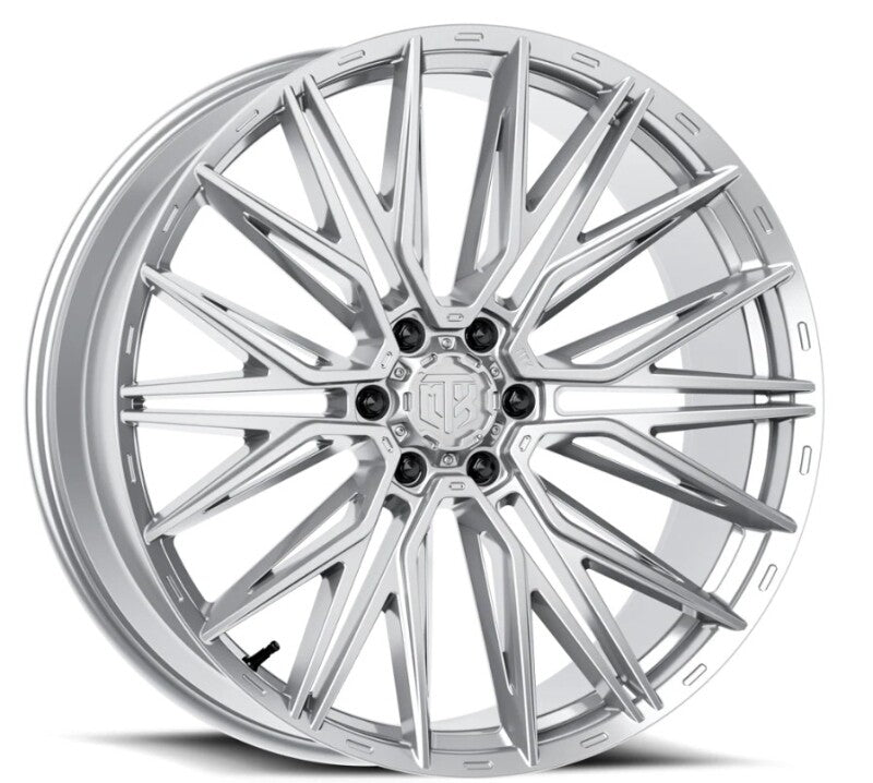 MTX Wheels MTX Gangstar Silver Machined 20x10in / 6x139.7 BP / -18mm Offset / 106.1mm Bore