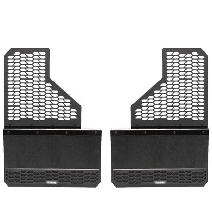 Putco 11-16 Ford SuperDuty Dually - (Fits Rear) - Set of 2 Mud Skins - HDPE w/ Hex Shield
