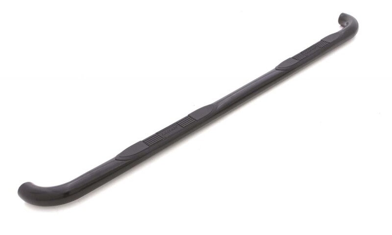 Lund 94-02 Dodge Ram 2500 Quad Cab 3in. Round Bent Steel Nerf Bars - Black