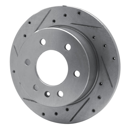 R1 Concepts R1 06-18 Dodge Sprinter 3500 Rear Left Drilled & Slotted Silver Brake Rotor