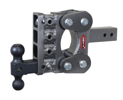 GEN-Y Hitch Gen-Y The Boss Torsion-Flex 2.5in Shank 5in Drop 1.1K TW 10K Hitch w/GH-031 Dual-Ball