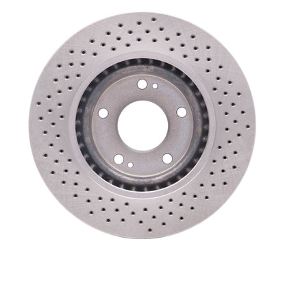 DFC 07-08 Hyundai Tiburon Front Drilled Brake Rotor