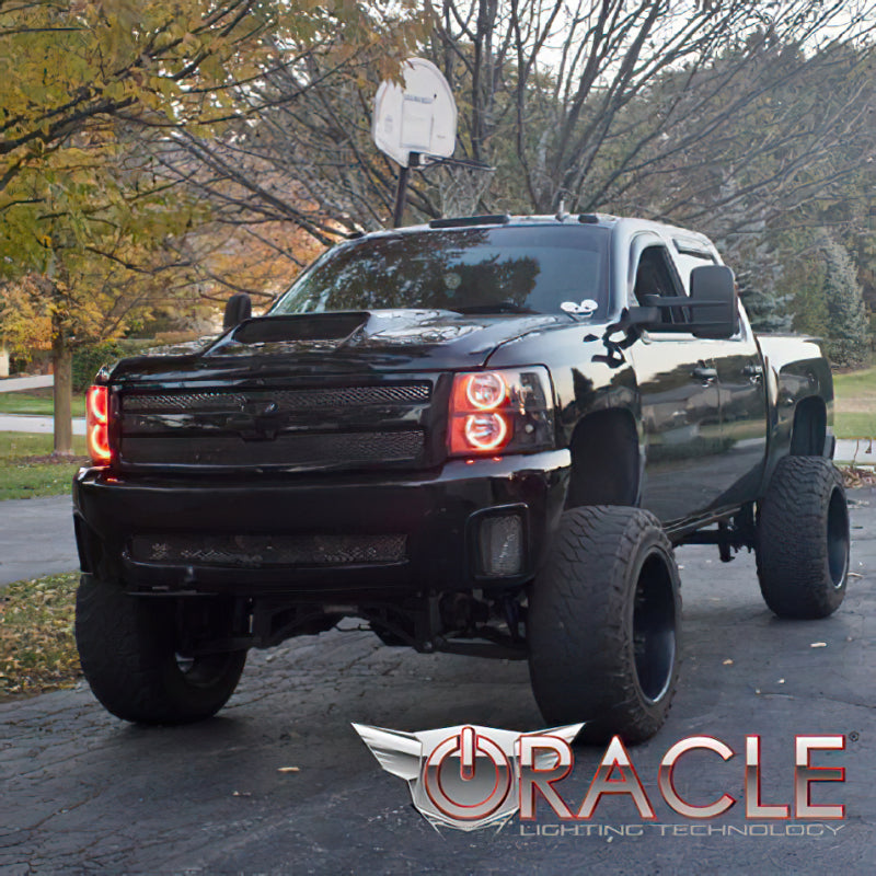 ORACLE Lighting Oracle Chevrolet Silverado 07-13 LED Halo Kit Round Style - White