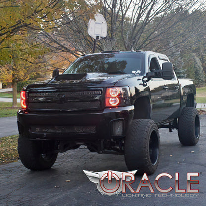 ORACLE Lighting Oracle Chevrolet Silverado 07-13 LED Halo Kit Round Style - White