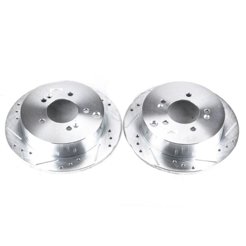 PowerStop Power Stop 01-06 Hyundai Santa Fe Rear Evolution Drilled & Slotted Rotors - Pair