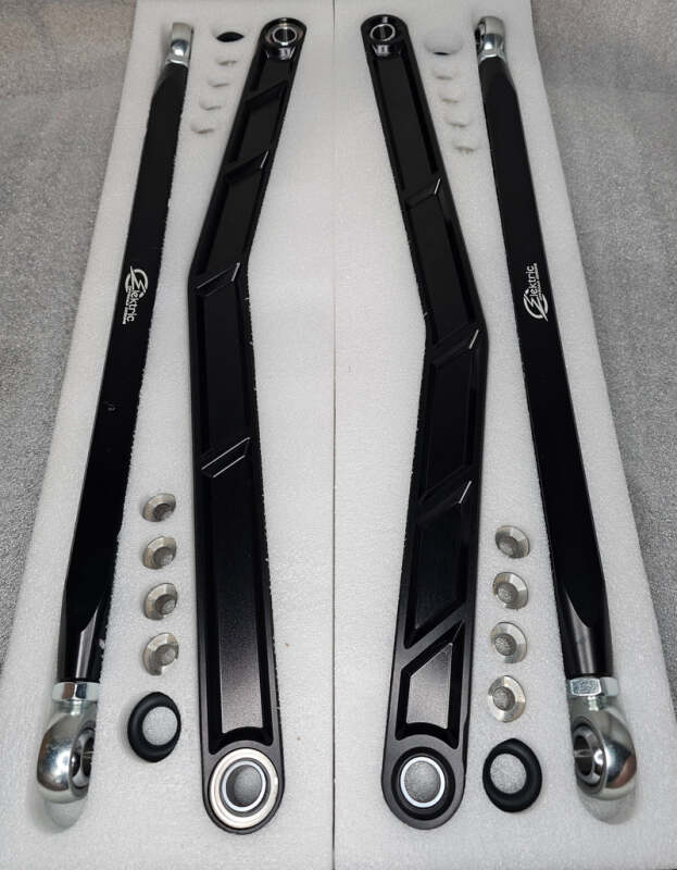 Elektric Off Road Elektric Offroad 2020+ Polaris Rzr Pro Xp Volt Billet Radius Rods Anodized Blk