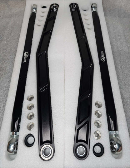 Elektric Off Road Elektric Offroad 2020+ Polaris Rzr Pro Xp Volt Billet Radius Rods Anodized Blk