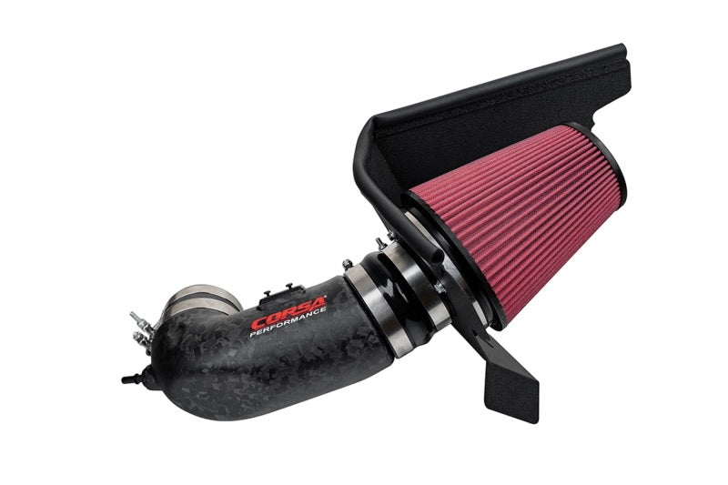 CORSA Performance Corsa 17-24 Chevrolet Camaro ZL1 Matte Forged Carbon Fiber Air Intake w/ DryTech 3D Filter