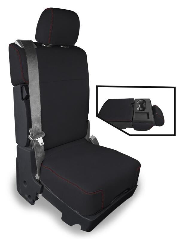 PRP Seats PRP 2015+ Ford F150 / 2017+ Super Duty Center Jump Seat Cover w/ Upper Console - Red