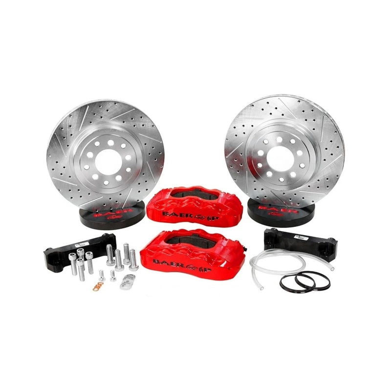 Baer Brakes 06-09 Chevy Trailblazer 2/4WD 14in Pro Rear Brake System - Red
