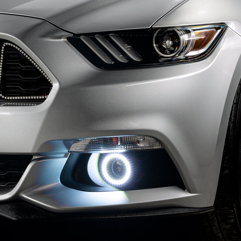 ORACLE Lighting Oracle 15-17 Ford Mustang Dynamic RGB+A Projector Surface Mount Fog Light Halo Kit -