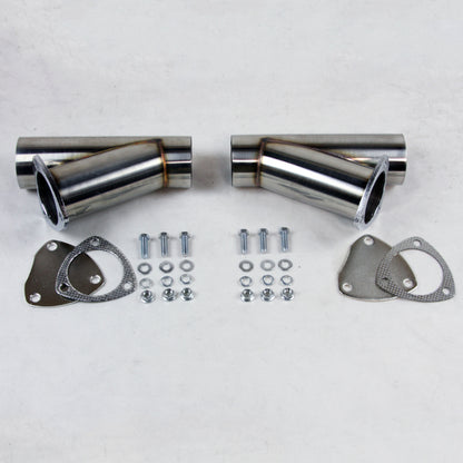 Granatelli Motor Sports Granatelli 3.0in Stainless Steel Manual Dual Exhaust Cutout