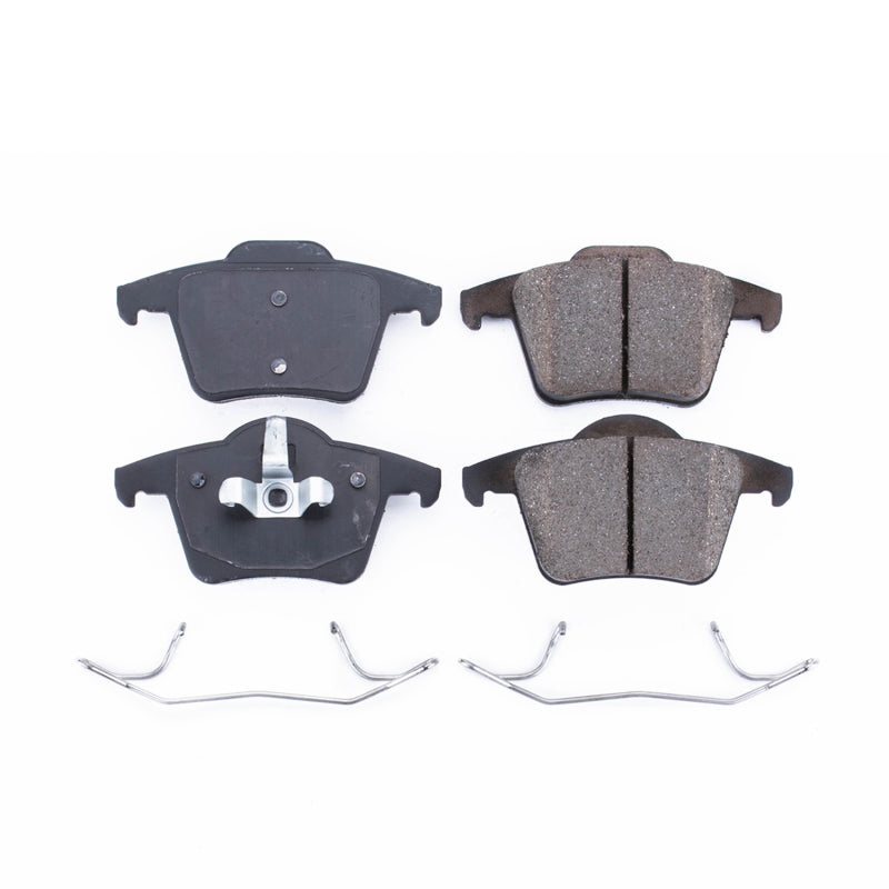 PowerStop Power Stop 03-14 Volvo XC90 Rear Z17 Evolution Ceramic Brake Pads w/Hardware