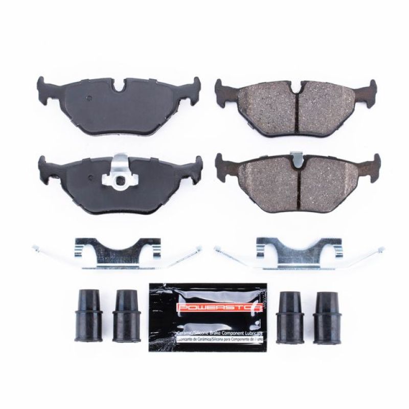 PowerStop Power Stop 01-02 BMW 525i Rear Z23 Evolution Sport Brake Pads w/Hardware