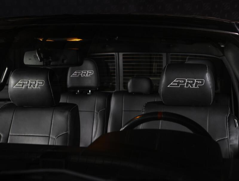 PRP Seats PRP 12-14 Ford Raptor Front Seat Covers (Pair) - Black w Silver Stitch
