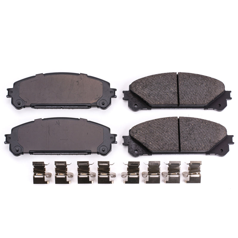 PowerStop Power Stop 15-17 Lexus NX200t Front Z17 Evolution Ceramic Brake Pads w/Hardware
