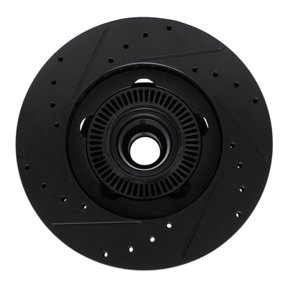 R1 Concepts R1 06-12 Ford Ranger (Mexico) Front Right Drilled & Slotted Black Brake Rotor