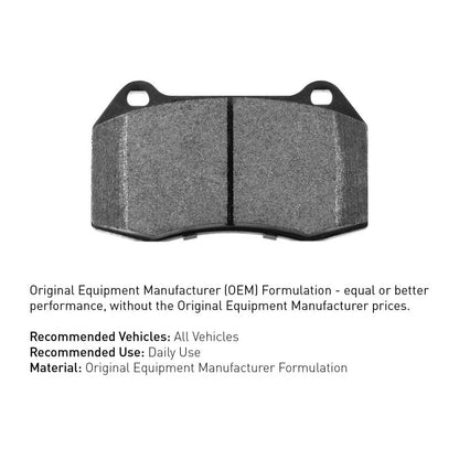 R1 Concepts R1 94-98 Mercedes-Benz C220 Rear Optimum OE Brake Pads