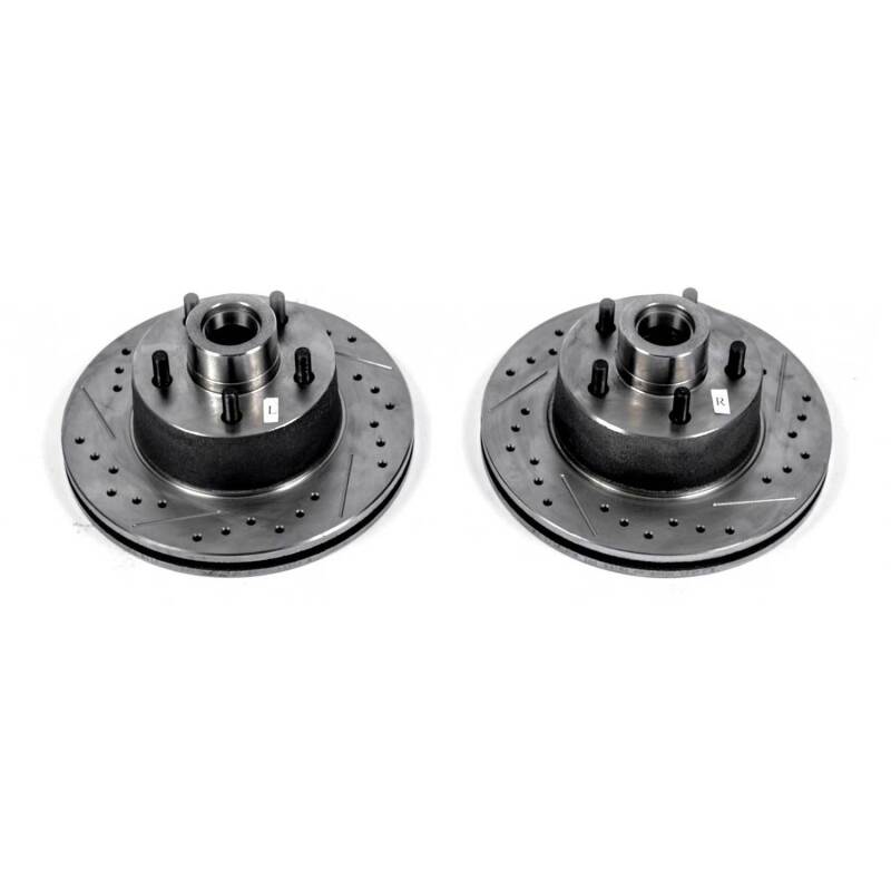 PowerStop Power Stop 75-76 Chrysler Cordoba Front Evolution Drilled & Slotted Rotors - Pair