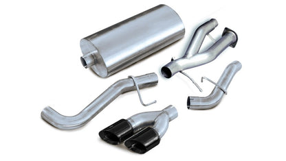 CORSA Performance Corsa 2002-2006 Cat-Back Exhaust w/Black Twin 4in Tips 02-06 Cadillac Escalade 6.0L V8