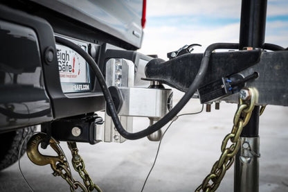 Weigh Safe 180 Hitch 6in Drop Hitch & 2in Shank (10K/12.5K GTWR) w/WS05 - Aluminum
