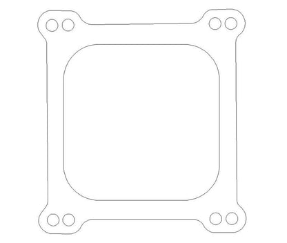 Cometic Gasket Cometic Holley 4 Barrel 4150 Style .047in Fiber Carburetor Gasket - 4.500in x4.500in - Open Plenum