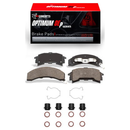 R1 Concepts R1 84-88 Pontiac 6000 Rear Optimum OE Pads & Hardware Kit