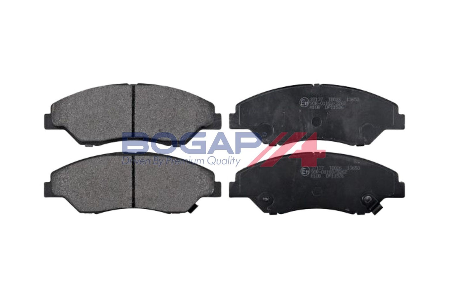 BOGAP Y8210283 Brake Pad Set, Disc Brake
