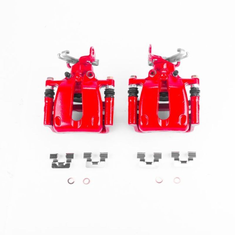 PowerStop Power Stop 12-16 Buick LaCrosse Rear Red Calipers w/Brackets - Pair