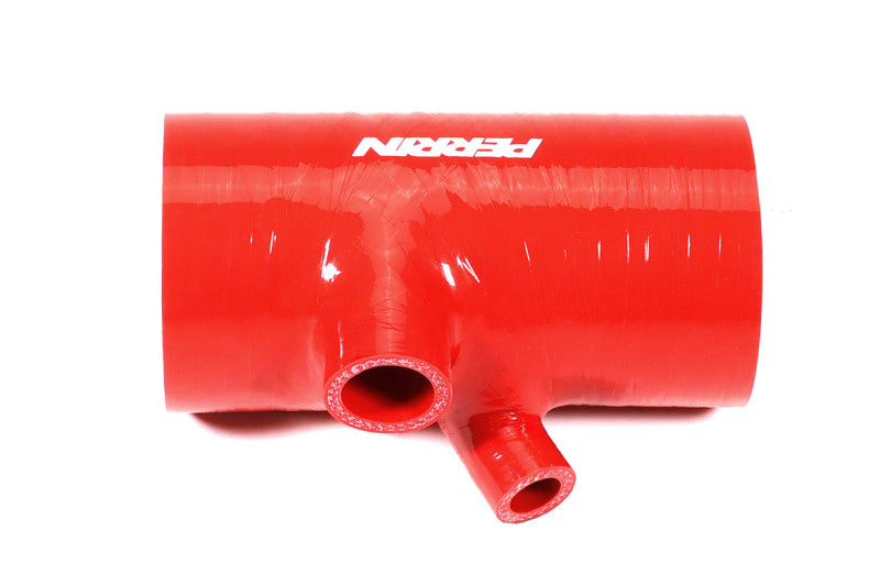 Perrin Performance PERRIN 22-26 Subaru WRX / 20-25 LGT & OBXT Turbo Inlet Hose w/Turbo Adapter Flange (Short) - Red