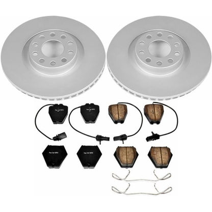 PowerStop Power Stop 00-04 Audi A6 Quattro Front Z23 Evolution Sport Coated Brake Kit