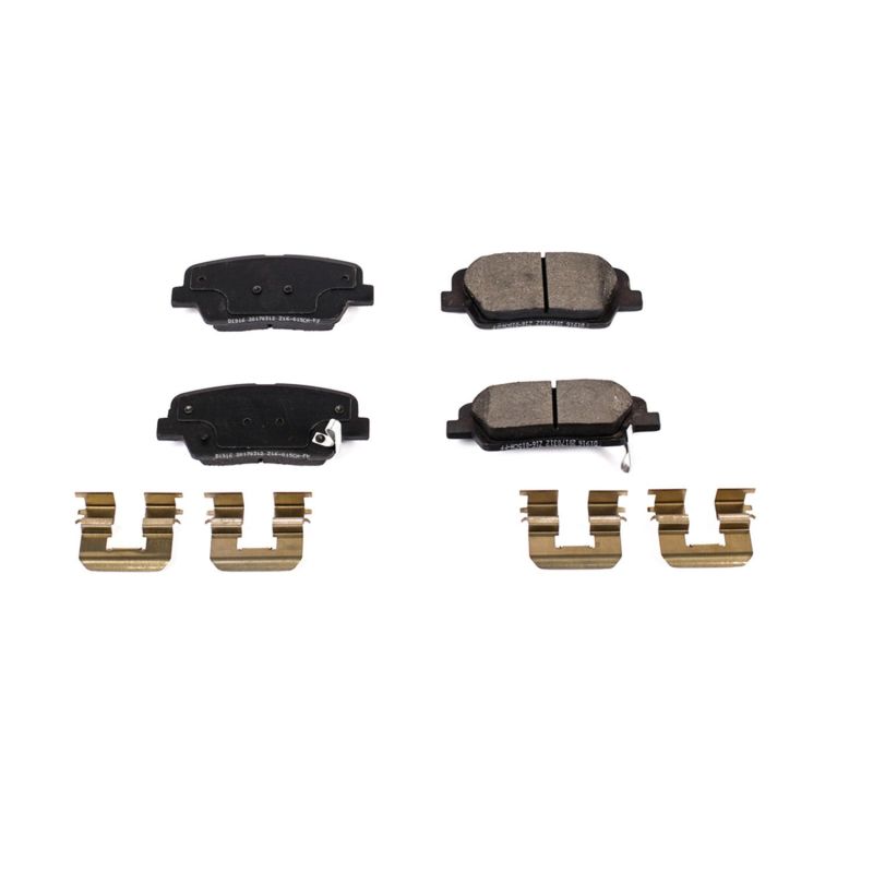 PowerStop Power Stop 10-18 Hyundai Santa Fe Rear Z17 Evolution Ceramic Brake Pads w/Hardware
