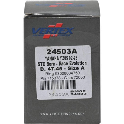 Vertex Pistons Vertex Piston 02-24 Yamaha YZ 85 85cc Cast Race Evolution Piston Kit