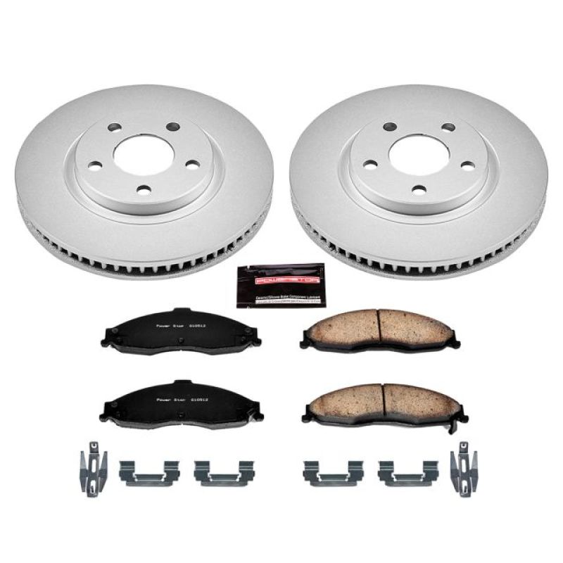 PowerStop Power Stop 98-02 Chevrolet Camaro Front Z17 Evolution Geomet Coated Brake Kit