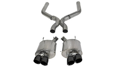 CORSA Performance Corsa 2013-2014 Ford Mustang Shelby GT500 5.8L V8 Black Sport Axle-Back + XO Exhaust
