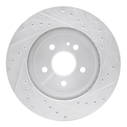 R1 Concepts R1 98-05 Mercedes-Benz ML320 Front Left Drilled & Slotted Silver Brake Rotor