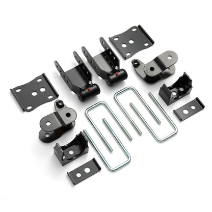 QA1 21-25 Ford F150 4WD Dual Adjustable Lowering Kit w/ Spindles - 3.5-5.5in