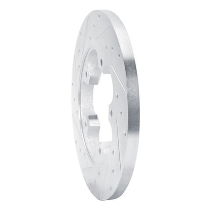 R1 Concepts R1 15-25 Ford Transit-150 Rear Right Drilled & Slotted Silver Brake Rotor