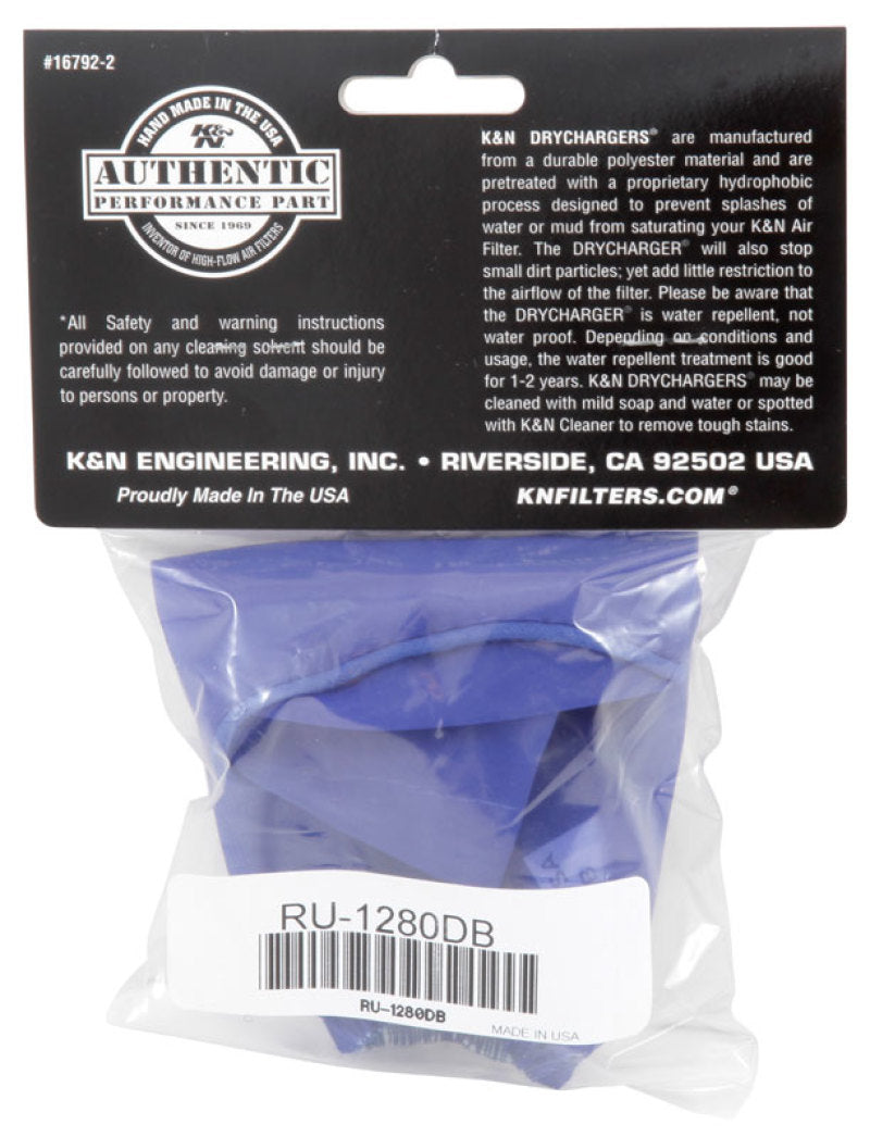 K&N Engineering K&N Air Filter Wrap- Blue