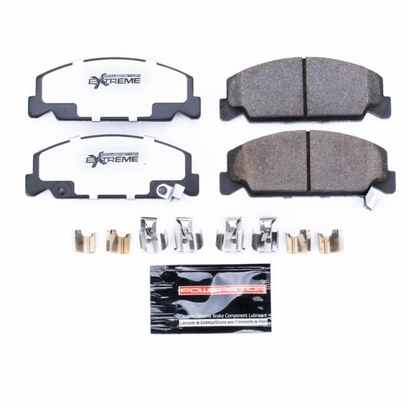 PowerStop Power Stop 90-00 Honda Civic Front Z26 Extreme Street Brake Pads w/Hardware