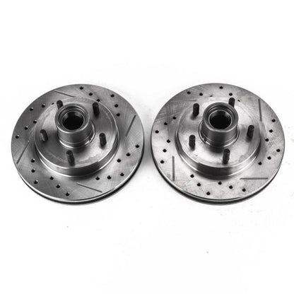 PowerStop Power Stop 95-97 Chevrolet Blazer Front Evolution Drilled & Slotted Rotors - Pair