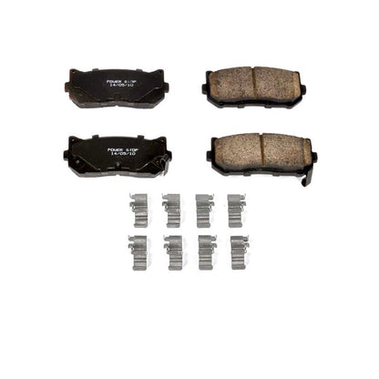 PowerStop Power Stop 98-01 Kia Sephia Rear Z17 Evolution Ceramic Brake Pads w/Hardware