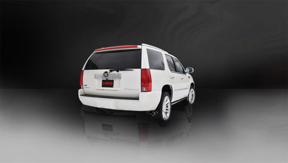 CORSA Performance Corsa 2011-2014 Cadillac Escalade 6.2L V8 3in Cat-Back Single Side w Twin 4in Black Pro-Series Tips
