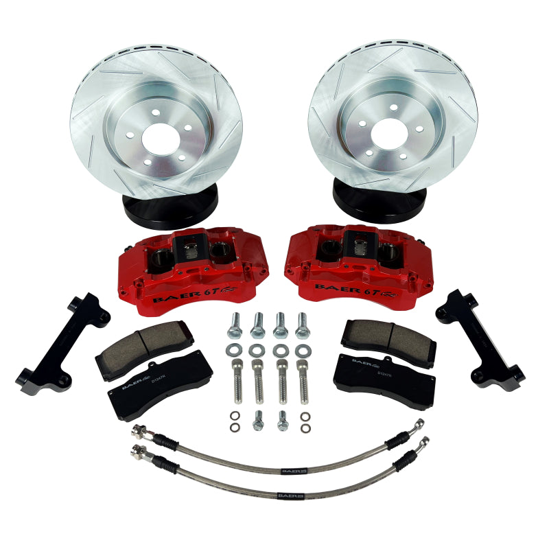 Baer Brakes 20-25 Jeep Gladiator 13.5in 6T Front SZ Brake Kit - Graphite Gray