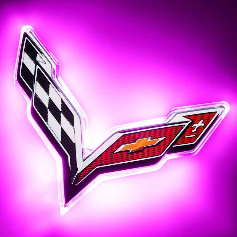 ORACLE Lighting Oracle Corvette C7 Rear Illuminated Emblem - Pink