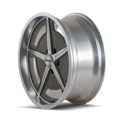 Ridler Wheels Ridler 605 18x9.5 / 5x120.65 BP / 0mm Offset / 83.82mm Hub Matte As-Cast Machined Wheel