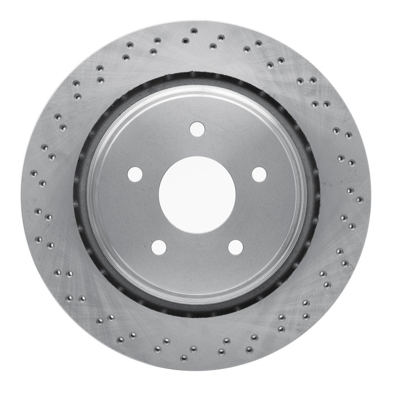 DFC 06-13 Cadillac XLR Rear Drilled Brake Rotor