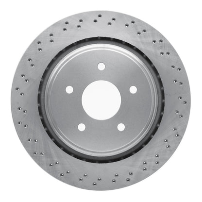 DFC 06-13 Cadillac XLR Rear Drilled Brake Rotor